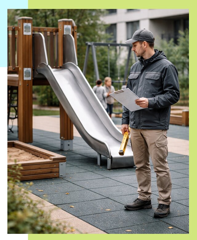 Сертификация детских площадок в Иркутске от 26048 р. | Алешин-Ркт