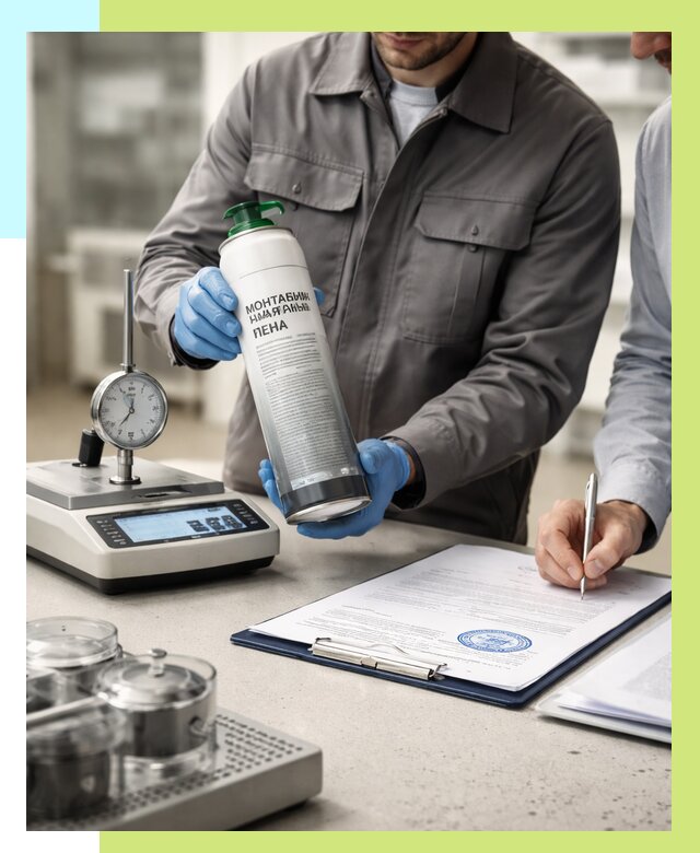 Сертификация монтажной пены в Иркутске от 15629 р. | Алешин-Ркт