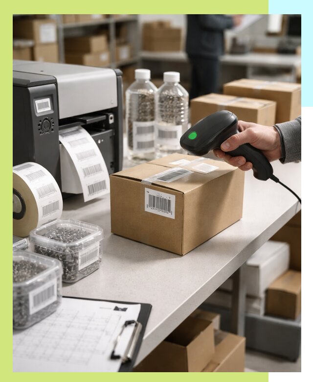 Штрихкодирование продукции и маркировка для продажи в Иркутске
